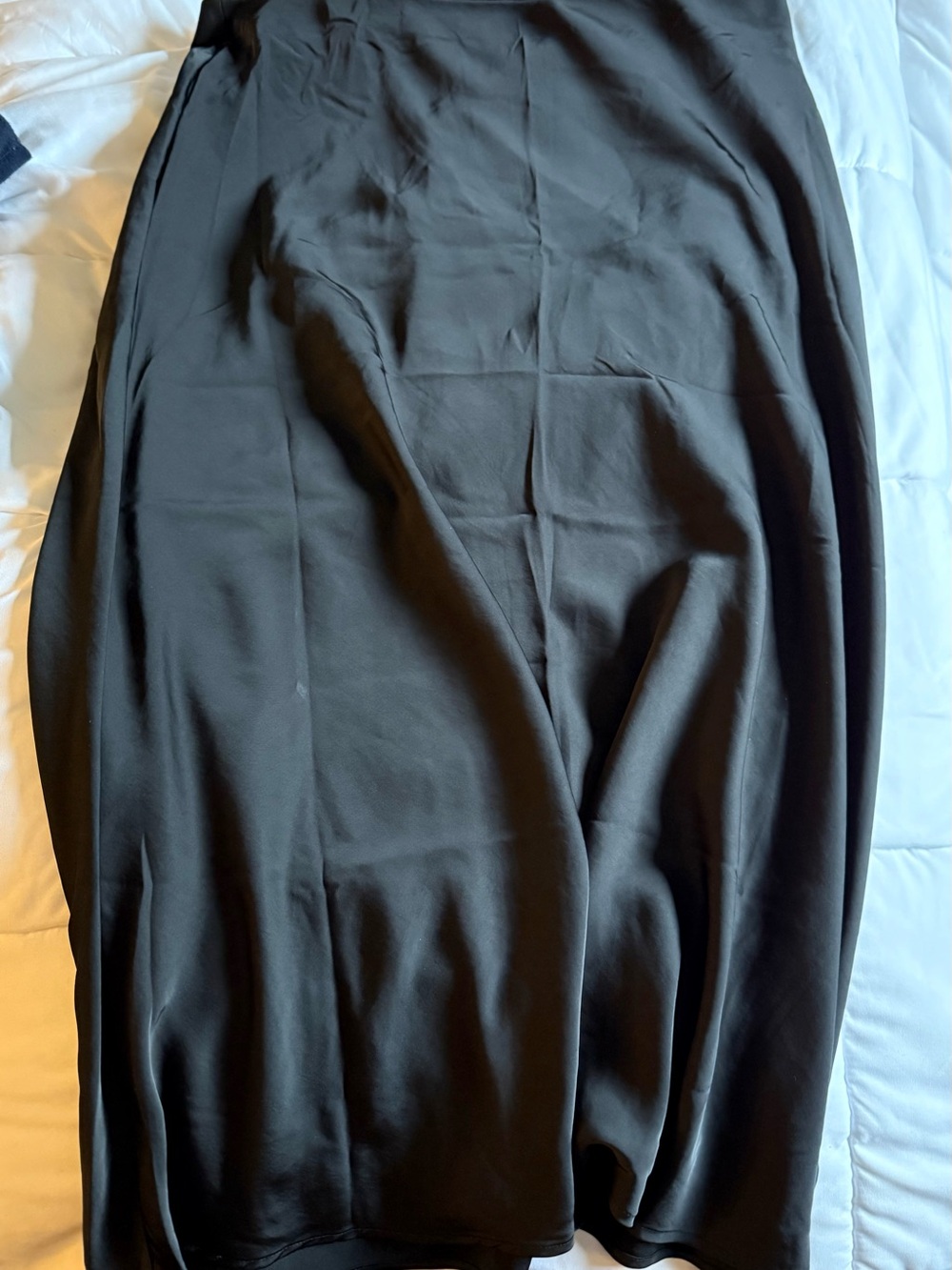 Old Navy Black Satin Maxi Skirt - Smooth Flowing Silhouette
